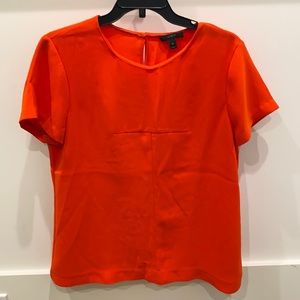 Orange J. Crew top